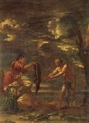 Salvator Rosa Odysseus and Nausicaa Germany oil painting artist